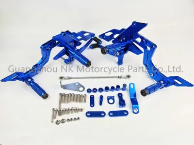 Nk YAMAHA Honda Suzuki Racing CNC Moto Alluminio Poggiapiedi Anteriore Piede Posteriore per Exciter150/Y15zr/Sniper150/Mxking150/R15